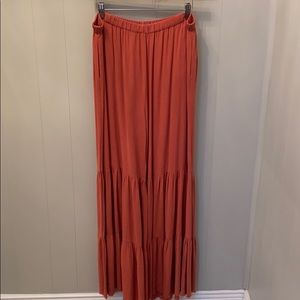 Umgee Clay Bell-Bottom Wide Leg Pants